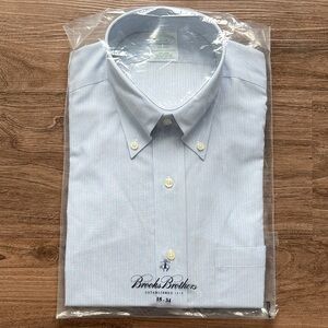 Brooks Brothers Striped Blue Dress Shirt